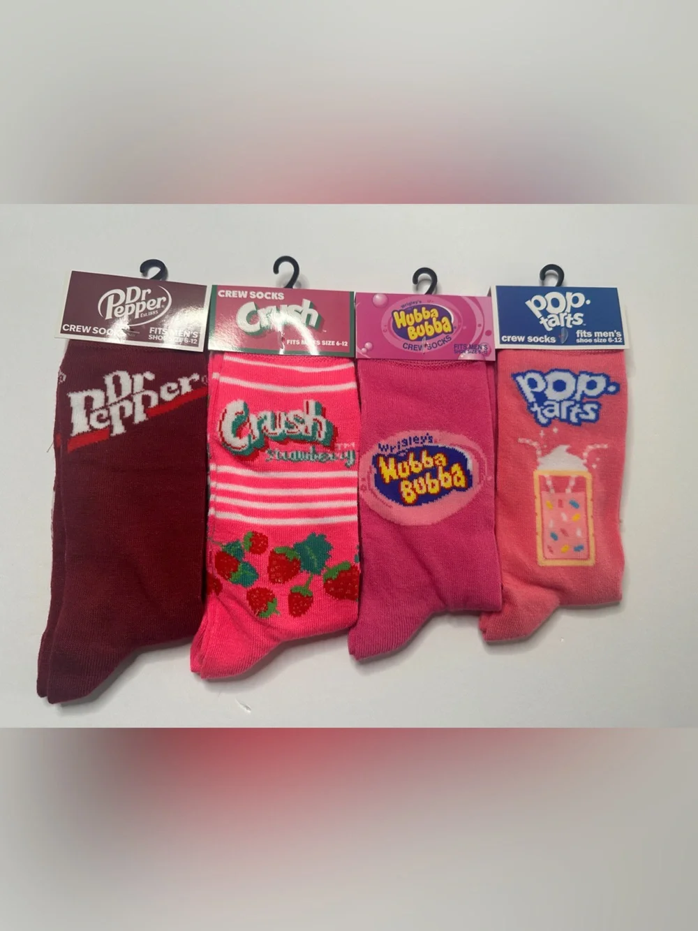 Bundle of nostalgic foodie crew socks